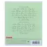 Тетрадь 12 листов в частую косую линейку «Классика», обложка мелованный картон, зелёная