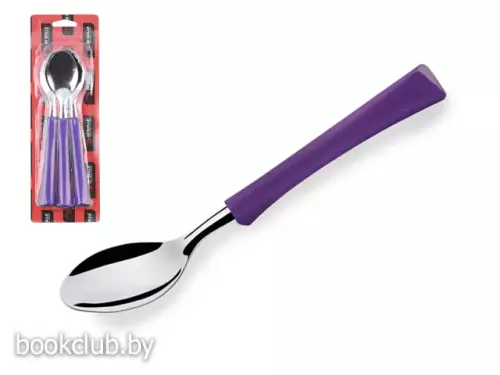 Набор ложек столовых DI SOLLE, серия INOVA D+ (цвет: фиолетовый)
