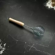 Венчик для взбивания с деревянной ручкой «Шар», 26 см