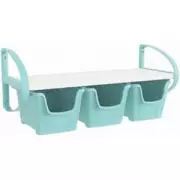 Полка Dely maxi с 3 корзинами mini (мята)