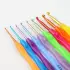 Набор крючков для вязания, d = 2-6 мм, 17 см, 9 шт., цвет разноцветный