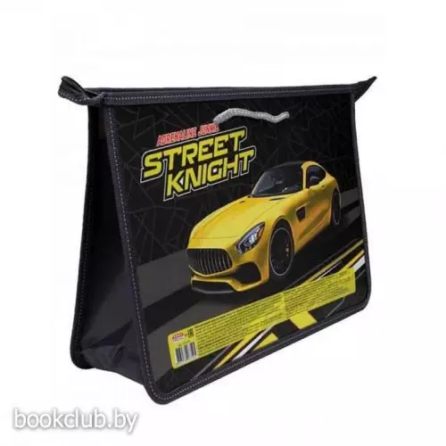 Папка детская на шнурке «Желтый спорткар», А4