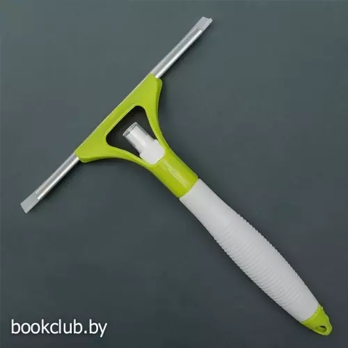 Водосгон с пульверизатором, скребок 25 см, ручка 30х4 см, цвет МИКС