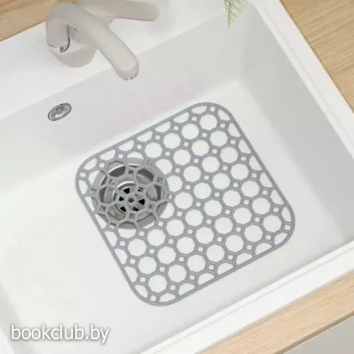 Решётка в раковину Комфорт Плюс, 26×26 см, пластик, МИКС