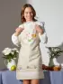 Фартук кухонный «Этель. Пасхальные куличи», 60×70 см, 100% хлопок, саржа 190 г/м²