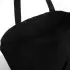 Сумка - шопер, без застёжки, 33×4×35 см, однотонная, чёрная