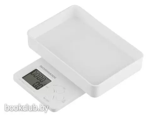 Весы кухонные ASK-276, (чаша 500 мл, 3 кг, секундомер/таймер, магнитное крепление), NORMANN