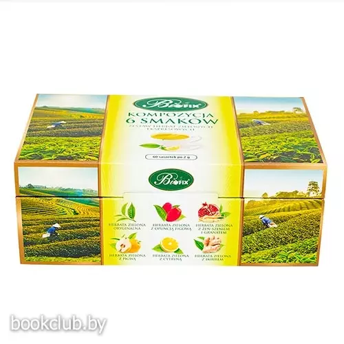 Чайный набор «Зеленый чай. Композиция 6 вкусов», 60 пак.