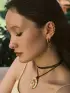 Серьги «Каффы», набор 3 шт. мятый, цвет золото