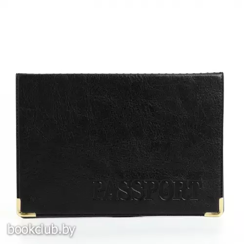 Обложка для паспорта, цвет чёрный
