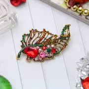 Брошь «Лист осенний»