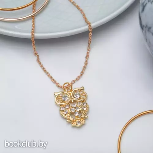 Кулон «Сова» ажурная, цвет в золоте