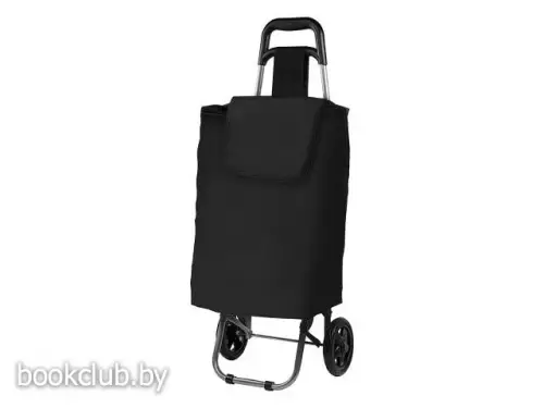 Сумка-тележка хозяйственная на колесах 20 кг, черная, PERFECTO LINEA