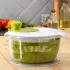 Овощерезка универсальная Доляна Fresh cook, 7 насадок, центрифуга для зелени, белая, зеленая