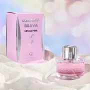 Туалетная вода женская LOKASTA BRAVA FATALE PINK, 95 мл, чёрная смородина, груша