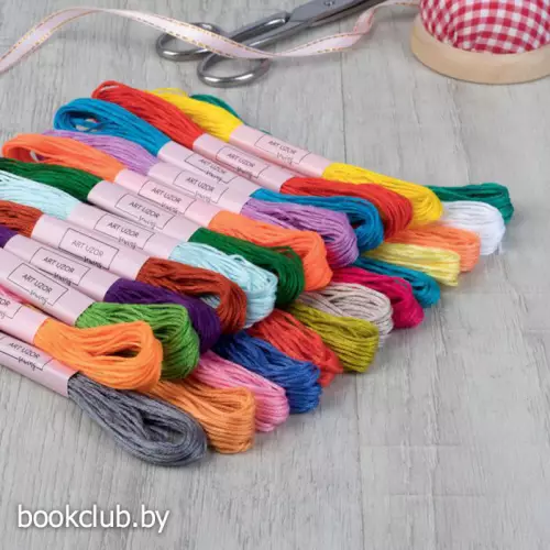 Набор ниток мулине, 24 шт. (№ 1 и 5)