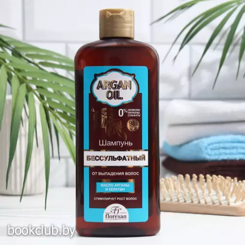 Шампунь бессульфатный Argan Oil против выпадения волос, 400 мл