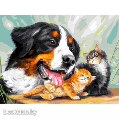 Картина по номерам на холсте «Почти как мама» (30х40 см)