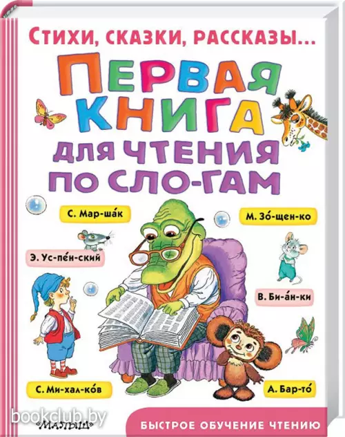 Первая книга для чтения по слогам (2021)