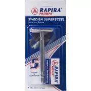 Набор для бритья  «Rapira Super Steel» (станок + 5 лезвий)