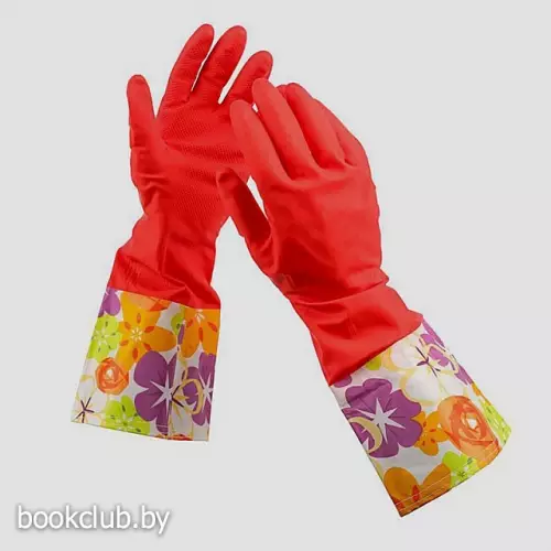 Перчатки хозяйственные «Цветочное настроение»