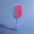 Расческа массажная, широкая, вентилируемая, 8,5 х 20,5 см, PVC коробка, цвет голубой/розовый