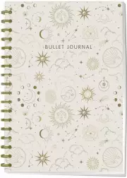 Блокнот в точку: Bullet Journal (эзотерический светлый, 120 c., пружина)