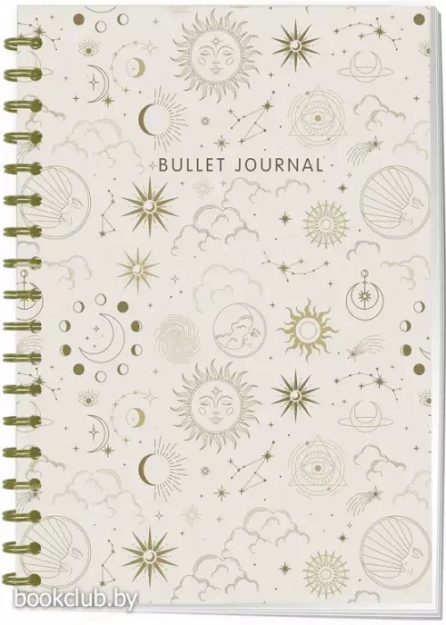 Блокнот в точку: Bullet Journal (эзотерический светлый, 120 c., пружина)
