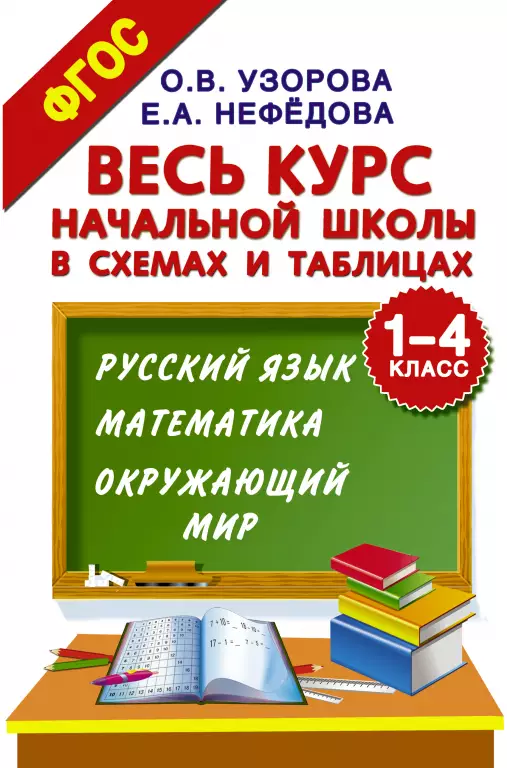 Весь курс начальной школы в схемах и таблицах. 1-4 класс. Русский язык, математика, окружающий мир Весь курс начальной школы в схемах и таблицах. 1-4 класс. Русский язык, математика, окружающий мир