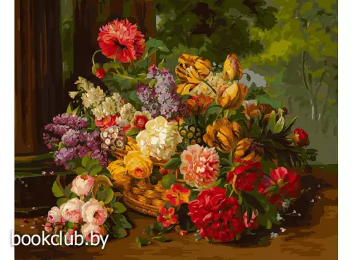 Картина по номерам на холсте «В дар флоре» (40х50 см)