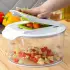 Овощерезка универсальная Доляна Fresh cook, 7 насадок, центрифуга для зелени, белая, зеленая