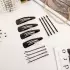 Невидимки и заколки для волос QF «Классика», 4 заколки, 12±2 шт. невидимок 6 см, чёрные