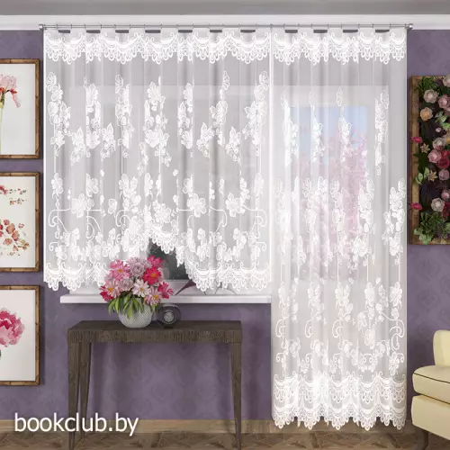 Комплект занавесок для окна с балконной дверью «Дуэт»