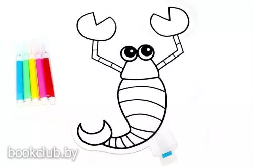 Раскраска надувная «Скорпион»