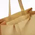 Сумка шопер, 42×10×30 см, однотонный, без подклада, бежевый