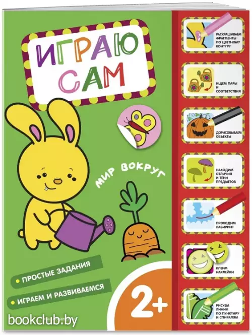 Мир вокруг. Играю сам (с наклейками)