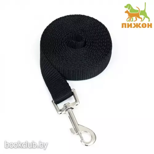 Поводок 2 м х 2 см, черный