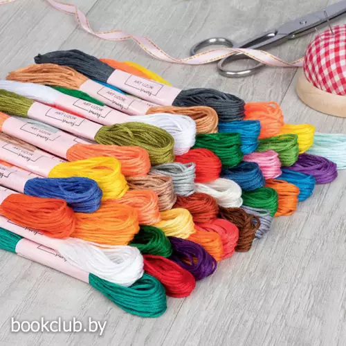 Набор ниток мулине, №17/18/19, 36 шт.