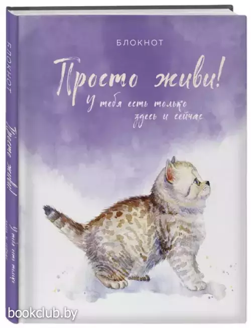 Блокнот. Просто живи! У тебя есть только здесь и сейчас