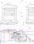 Зимние приключения кота Леопольда. Раскраска