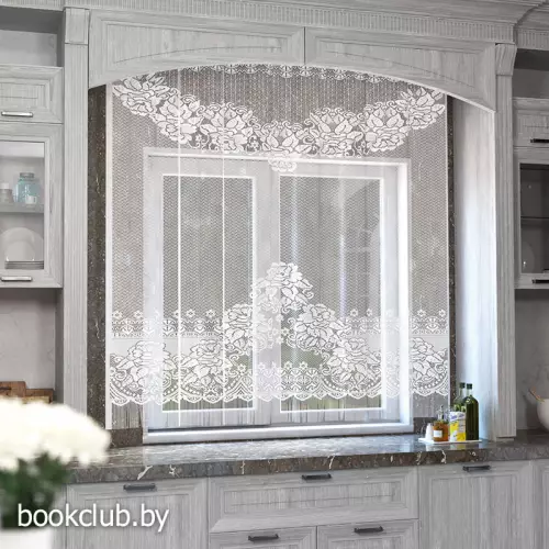 Гардина «Цветочный ламбрекен»