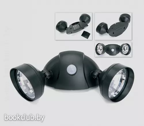 Портативный светильник с двумя спотами и датчиком движения Портативный светильник с двумя спотами и датчиком движения