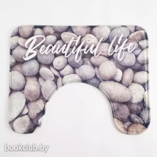 Коврик для ванной Этель Beautiful life, 50×40 см, велюр