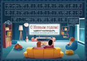 Адвент-календарь с фильмами, мультиками и сказками под стирающимся слоем