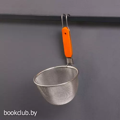 Корзинка для картошки фри Шафран, высота 25 см, деревянная ручка, металл