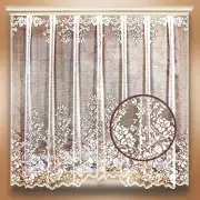 Гардина для кухни «Снежные цветы»