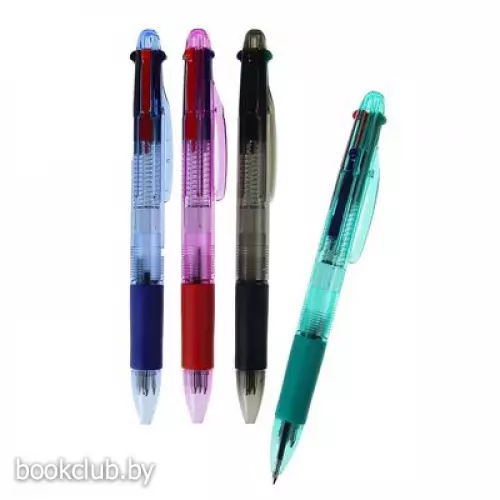 Автоматическая ручка, 4 цвета, МИКС