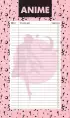 Блок для записей с отрывными листами (to-do list). Аниме. Красавица-воин (11х19 см, 64 л.)