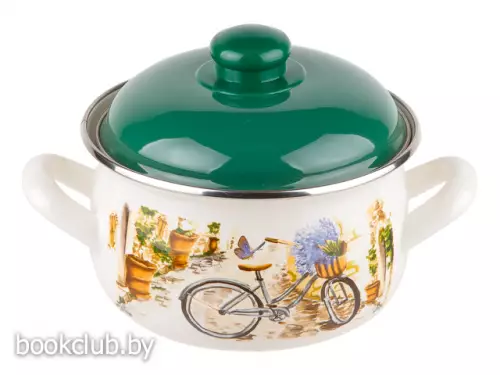 Кастрюля стальная эмалированная «Прованс», Perfecto Linea (Объем: 2,8 л)