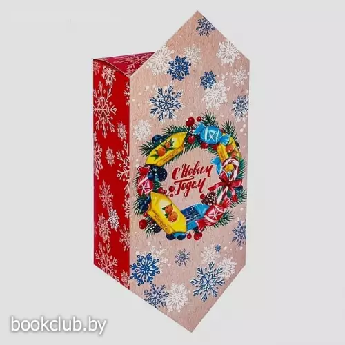 Сборная коробка-конфета «С Новым Годом», 14 х 22 х 8 см